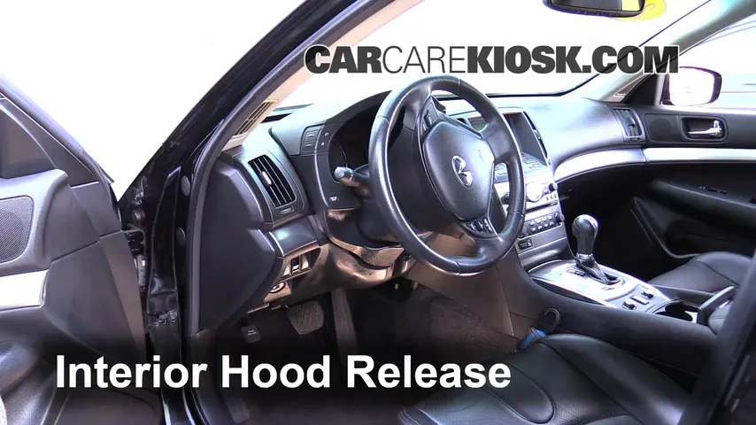 2012 Infiniti G25 X 2.5L V6 Hood